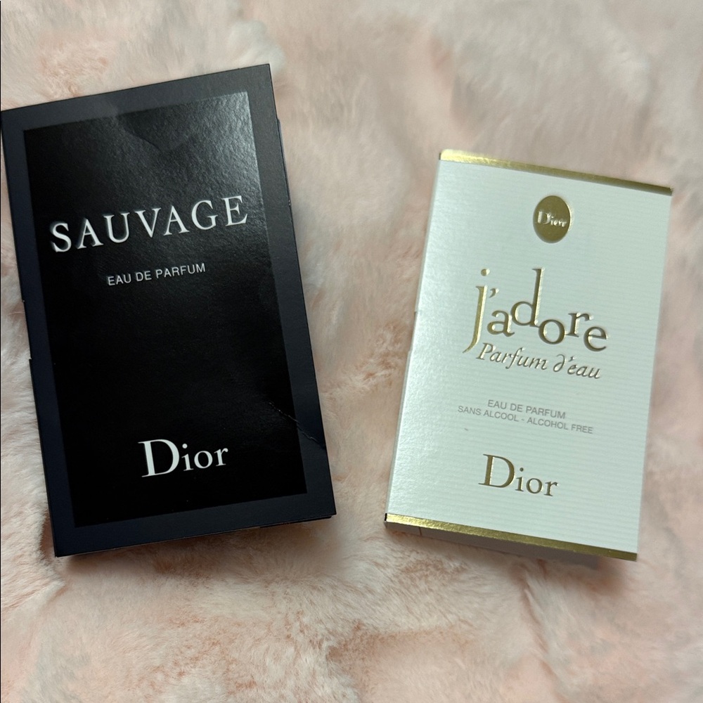 Dior Sauvage & J’adore Sample Parfum - Picture 1 of 5